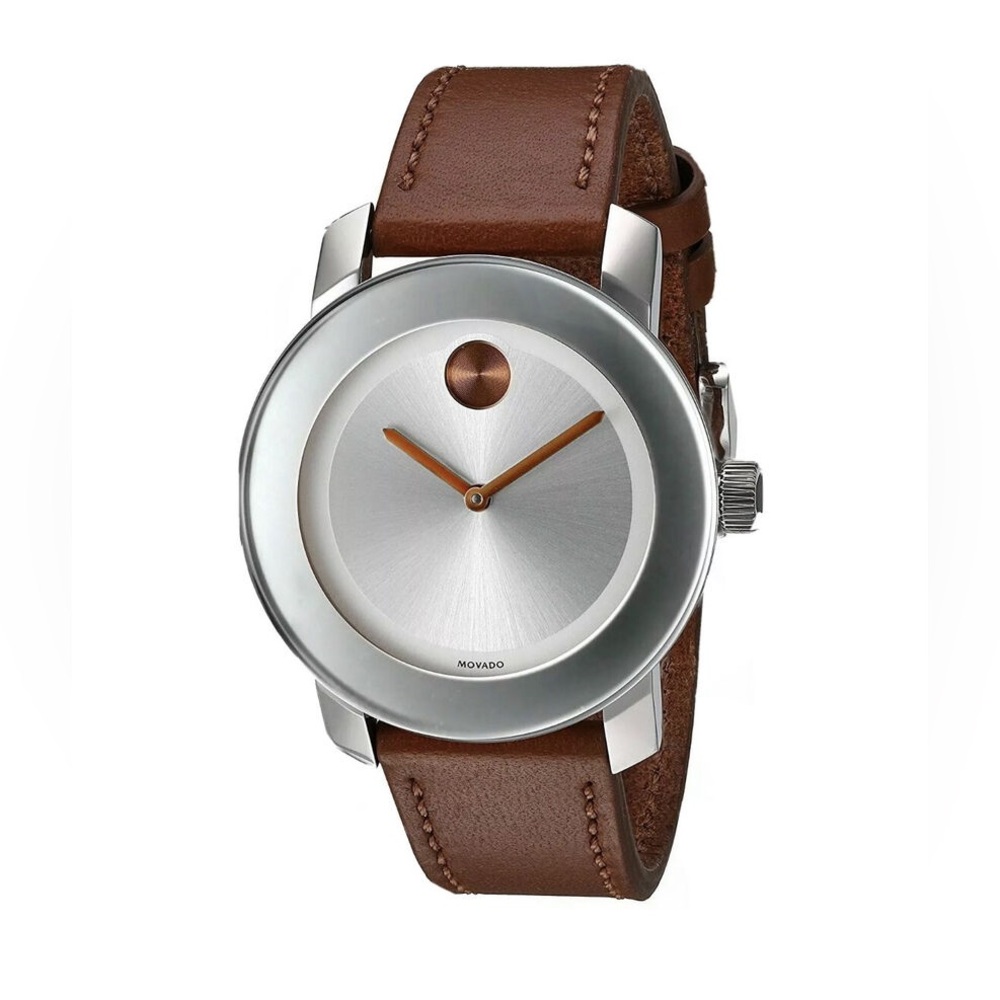 MOVADO BOLD genuine leather band